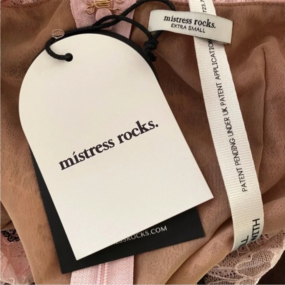 NEW Mistress Rocks Peony Lace Cutout Top & Skirt Set XS